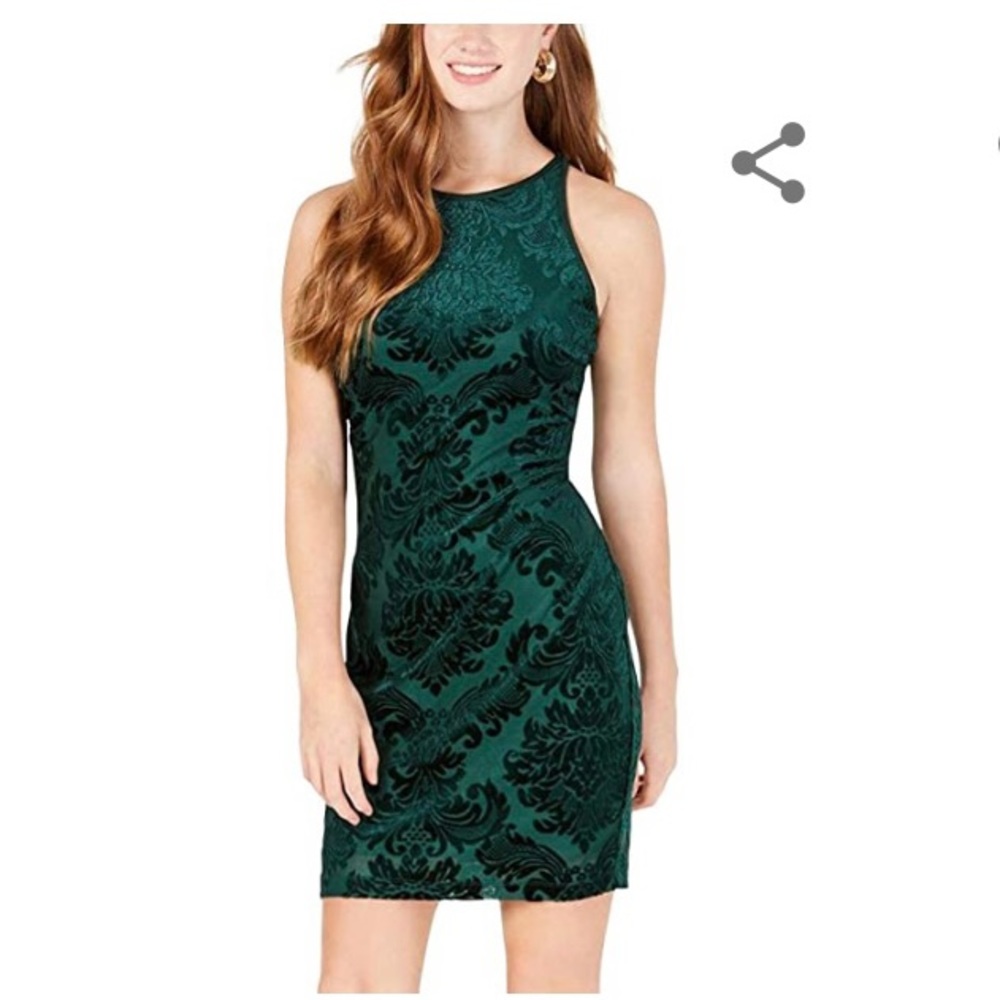 B . darlin green short dress size 3/4